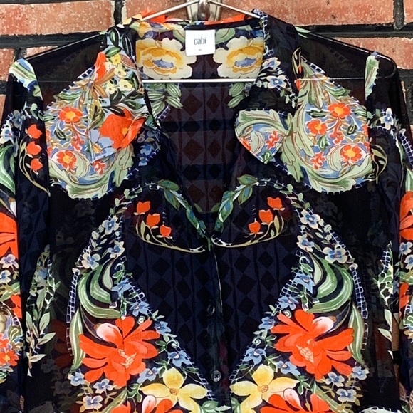 Cabi Long Sleeve Blouse SZ - XS - Picture 2 of 5